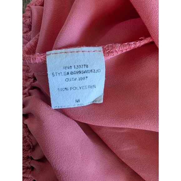 Living Doll Women's size Medium pink Blouse Top Shirt Made in the USA EUC - Picture 11 of 12